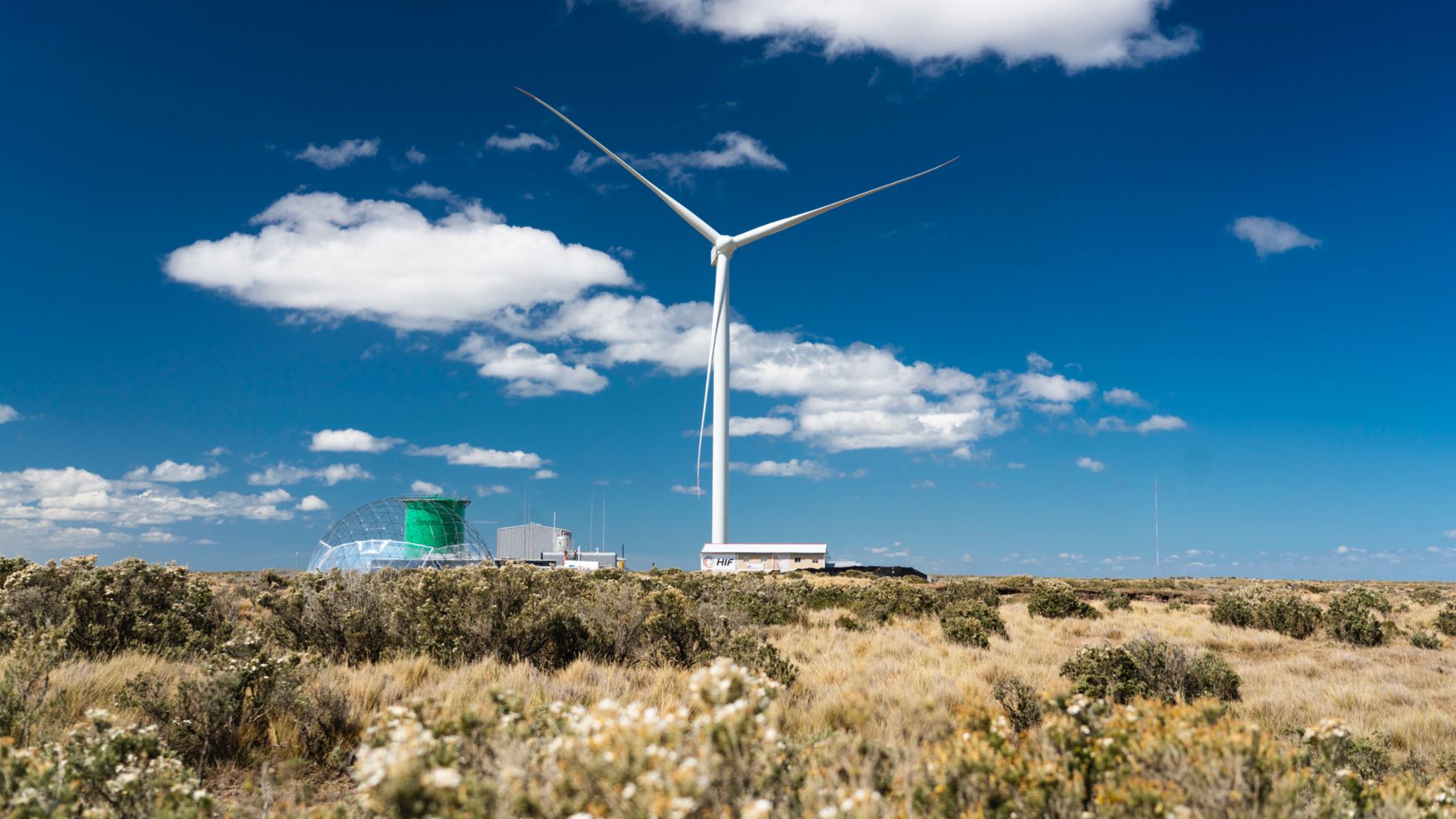 Planta piloto de e-fuels Haru Oni, Punta Arenas, Chile, 2023, Porsche AG