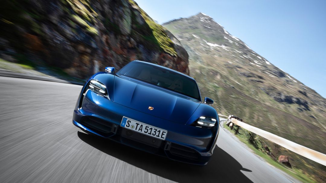 Taycan: Performance, electrified.