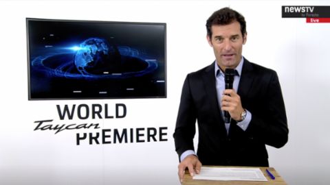 Live-Recording: World premiere of the all new Porsche Taycan 
