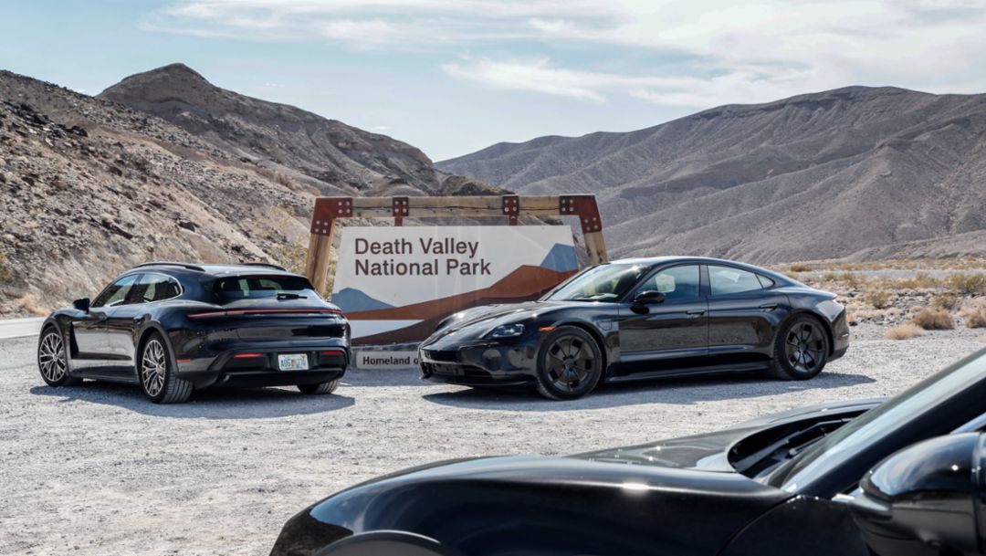Prototipos del Porsche Taycan, pruebas y desarrollo, 2024, Porsche AG