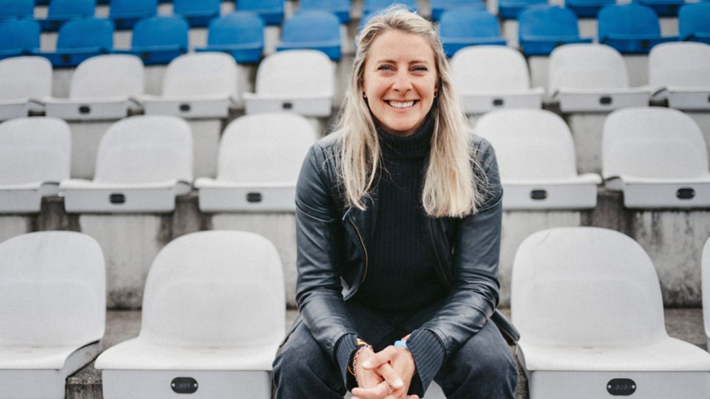 Jenna Gygi, pilote de wingsuit, 2025, Porsche Schweiz AG