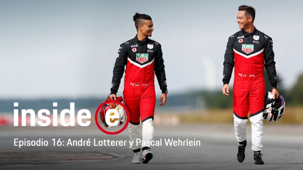 Pascal Wehrlein, André Lotterer, i-d, podcast “Inside E”, 2020, Porsche AG