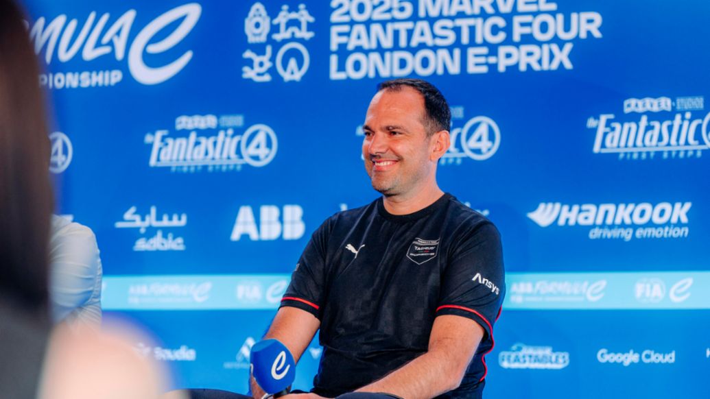 Florian Modlinger, Director de Competición del Equipo Oficial de Fórmula E, E-Prix de Londres, 2025, Porsche AG