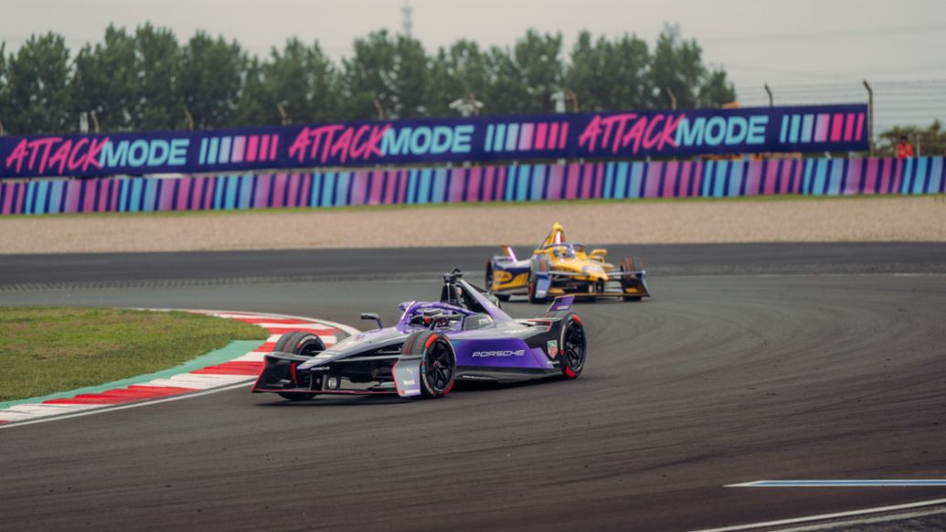 Pascal Wehrlein, Porsche 99X Electric (n&ordm; 1), 1&ordf; carrera del E-Prix de Shangh&aacute;i, 2025, Porsche AG