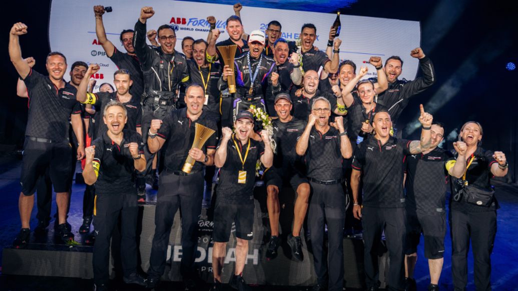 Equipo Porsche F&oacute;rmula E, 1&ordf; carrera del E-Prix de Yeda, 2026, Porsche AG