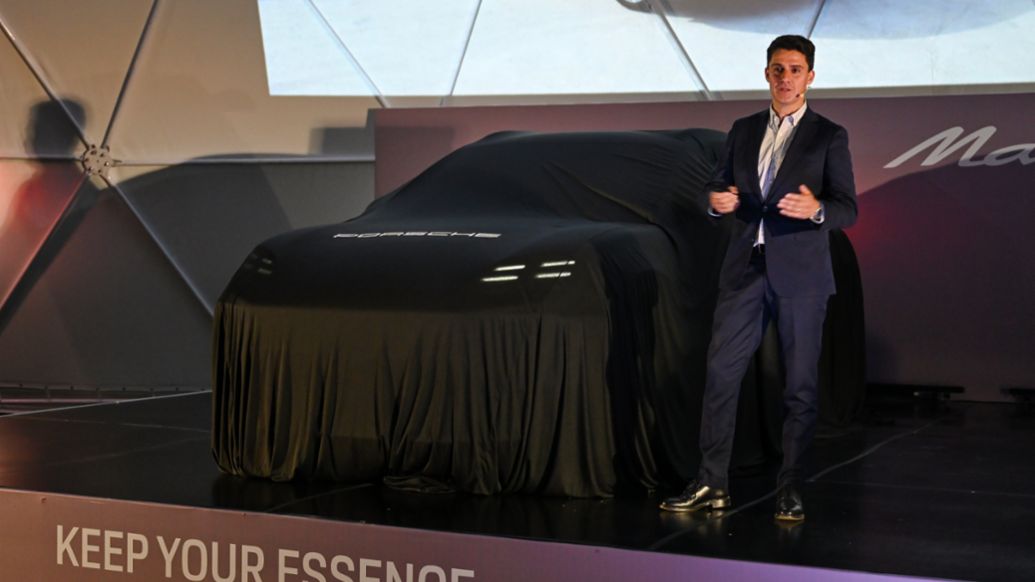 Vicente D&iacute;az, Brand Manager Porsche en Chile, Lanzamiento Macan Electric, Chile, 2024