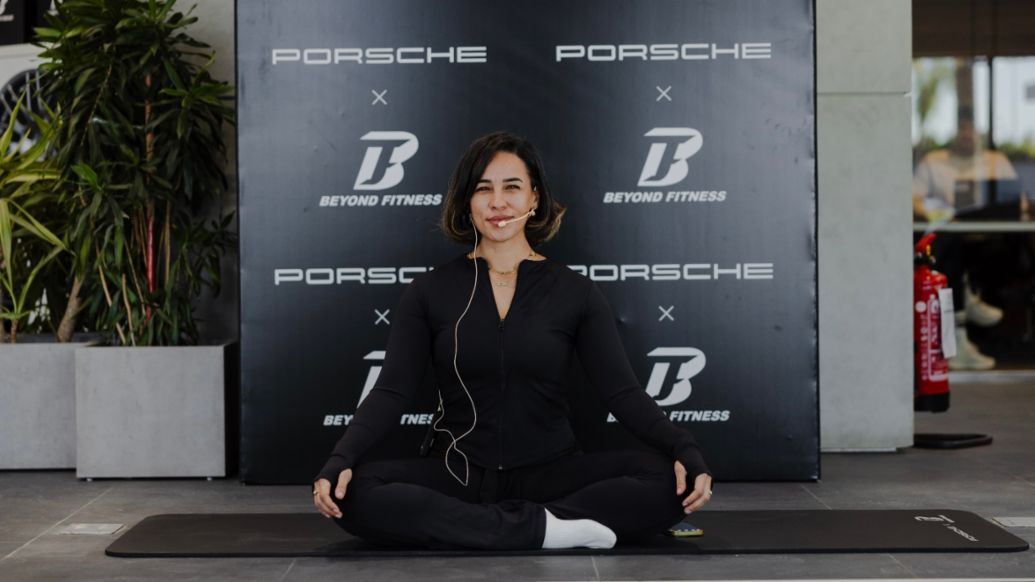 Wellness yoga experience, Porsche Centre Egypt, Cairo, 2025, Porsche Middle East