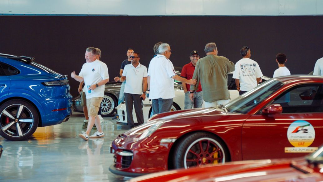 Moment of National Pride, Yas Marina Circuit, Abu Dhabi, 2026, Porsche Middle East