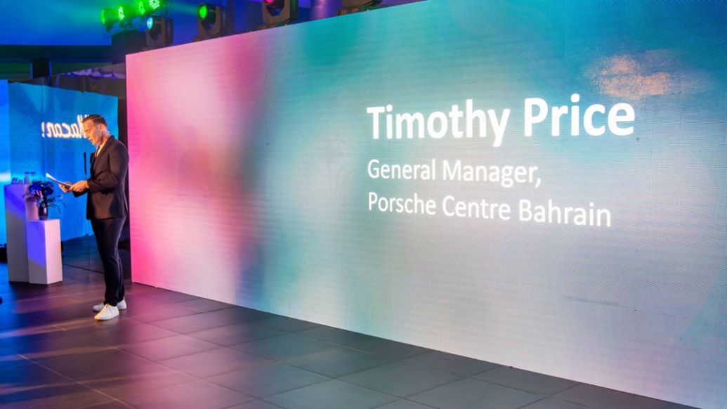 Timothy Price, General Manager, Macan Gems Collection, Porsche Centre Bahrain, 2026, Porsche AG