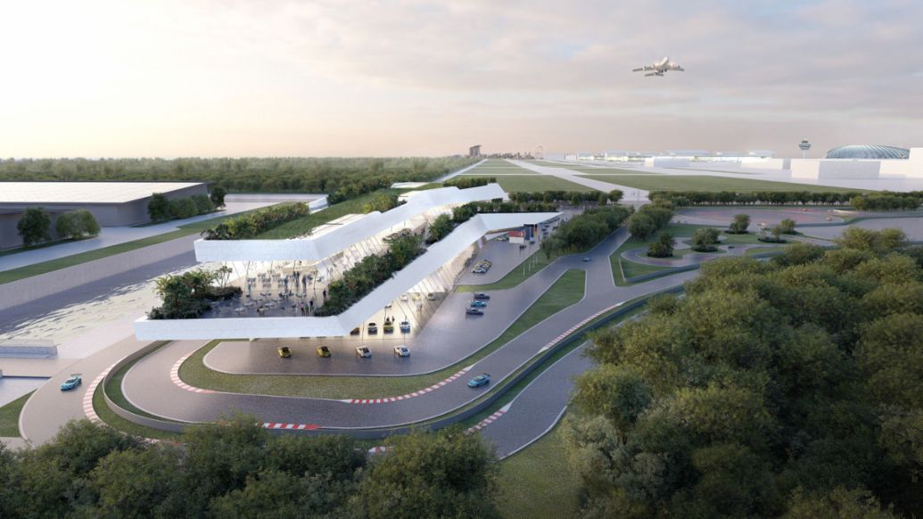 Porsche Experience Center Singapore, Visionary Impression, 2024, Porsche AG