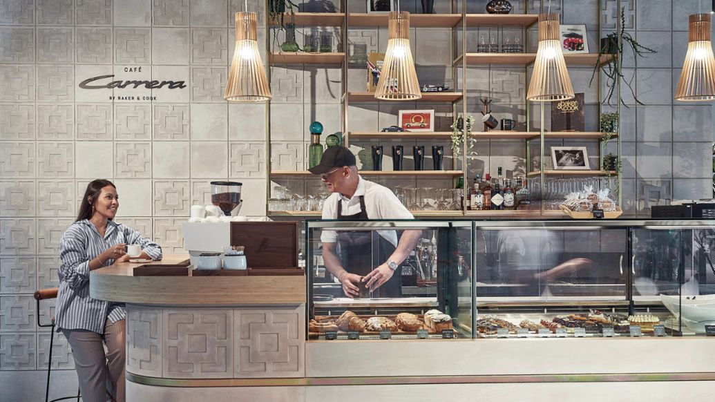 Caf&eacute; Carrera, Porsche Studio Singapore, Singapore, 2024, Porsche AG