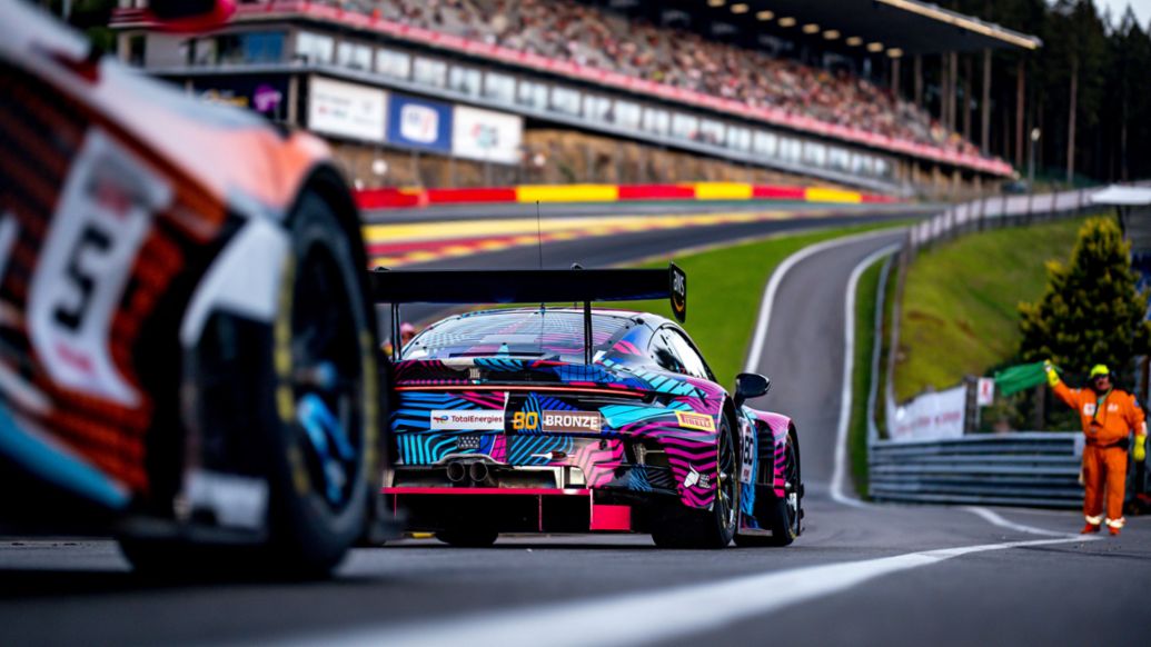 Lionspeed X Herberth (#80), Antares Au (HK), Alessio Picariello (B), Martin Rump (EST), Alexander Fach (CH), 911 GT3 R, 24 Hours of Spa-Francorchamps, Qualifying, 2024, Porsche AG