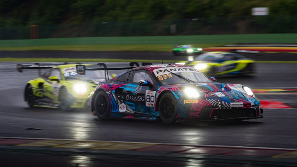 Lionspeed X Herberth (#80), Antares Au (HK), Alessio Picariello (B), Martin Rump (EST), Alexander Fach (CH), Porsche 911 GT3 R, 24 Hours of Spa-Francorchamps, Spa, Belgium 2024,Porsche AG