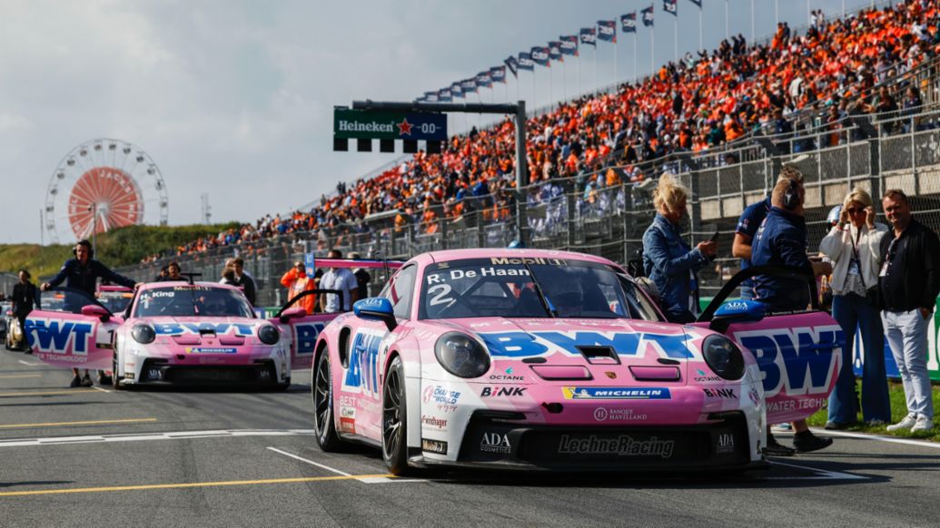 Robert de Haan (NL), Porsche 911 GT3 Cup, BWT Lechner Racing (#2), Zandvoort, Porsche Mobil 1 Supercup, 2024, Porsche AG