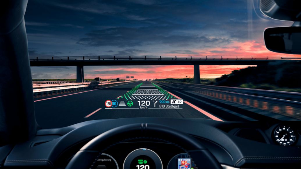 Macan, interior, head-up display, 2024, Porsche AG