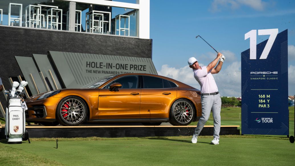 Paul Casey, Panamera Turbo E-Hybrid, Porsche Singapore Classic, 2024, Porsche AG