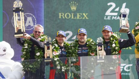 Matt Campbell second for Porsche at Le Mans