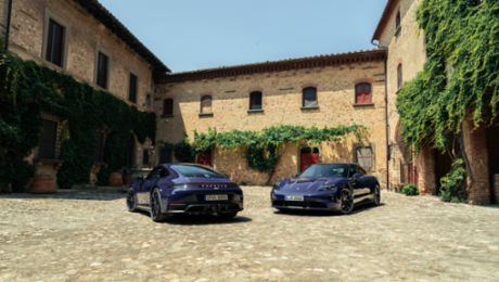 Collaborazione con Ferragamo: Porsche Italia festeggia il suo 40° anniversario con due eccezionali modelli in edizione speciale