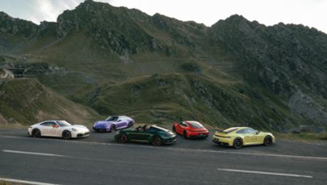 Porsche dezvăluie modelele 911 Carrera 4 GTS „Tribute to Transfăgărășan” înaintea unei experiențe de condus exclusiviste