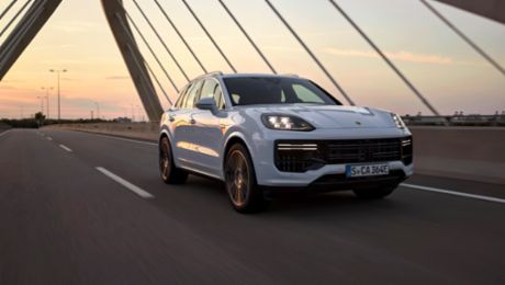 The 2024 Porsche Cayenne Turbo E-Hybrid SUV and Coupe