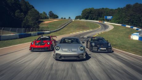 Los Porsche 911 GT con kits Manthey elevan el estándar en Michelin Raceway Road Atlanta