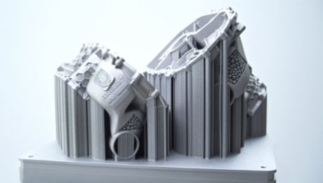 Porsche crea una carcasa de motor eléctrico con una impresora 3D