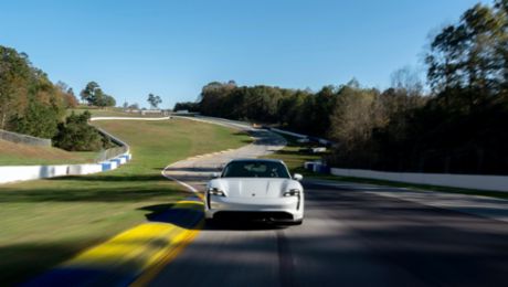Récord del Taycan en el circuito Road Atlanta