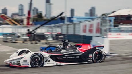 Zweimal Punkte für das TAG Heuer Porsche Formel-E-Team im Big Apple