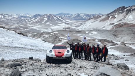 Special Porsche 911 begins its journey of exploration