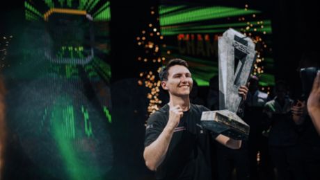 Porsche Coanda works driver Joshua Rogers wins ESL R1 fall final