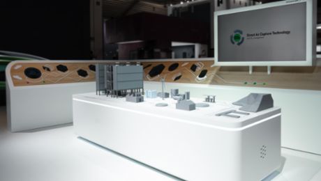 CO₂ extraction from the atmosphere via direct air capture (DAC)