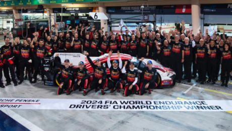 Porsche works drivers win the FIA World Endurance Championship