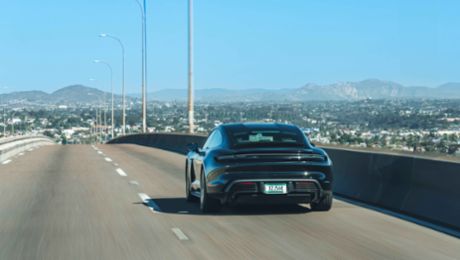 The new Taycan impresses with a real-world range of up to 587 kilometres