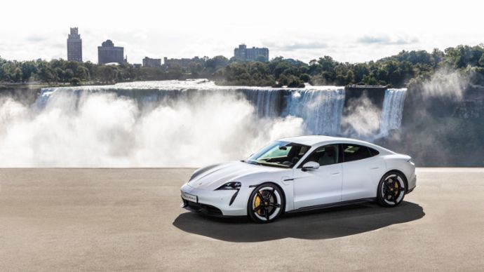 World premiere of the new Porsche Taycan in North America, 2019, Porsche AG