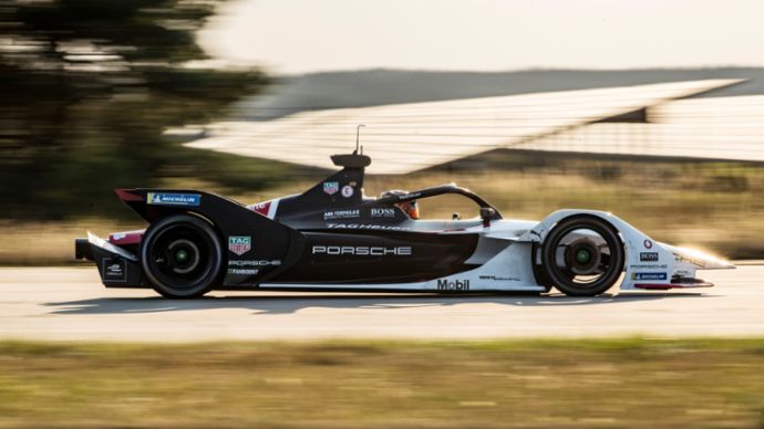 Pascal Wehrlein, TAG Heuer Porsche Formula E Team, Porsche 99X Electric, test for Season 7, Formula E, 2020, Porsche AG