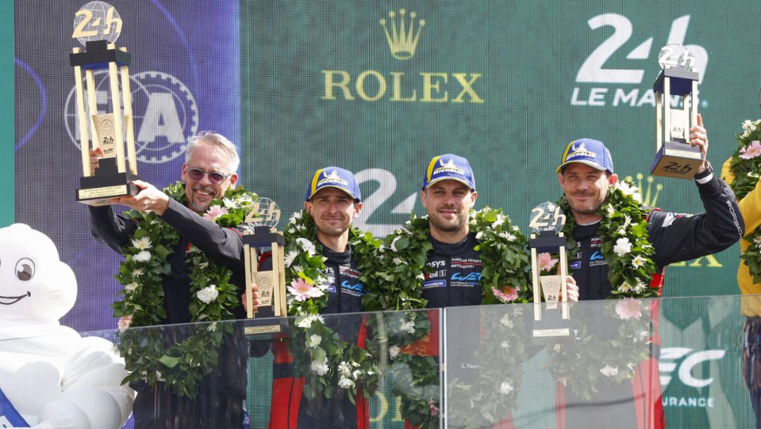 Matt Campbell second for Porsche at Le Mans