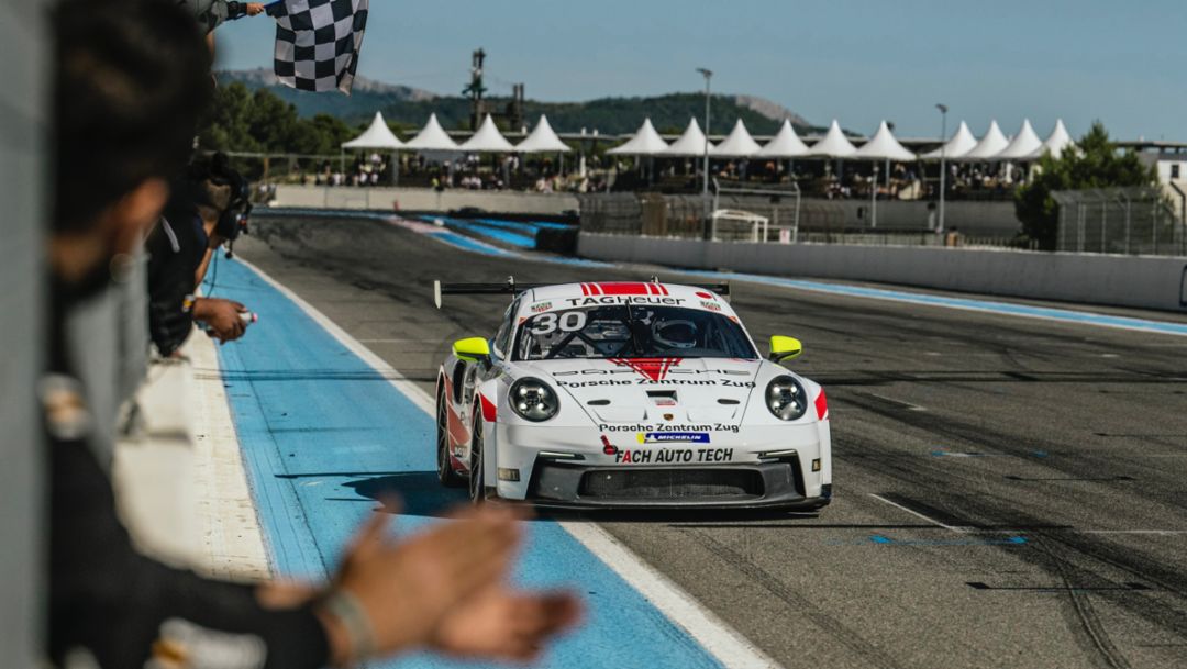 Il debuttante della GT3 Cup Felix Hirsiger ha fatto scalpore anche