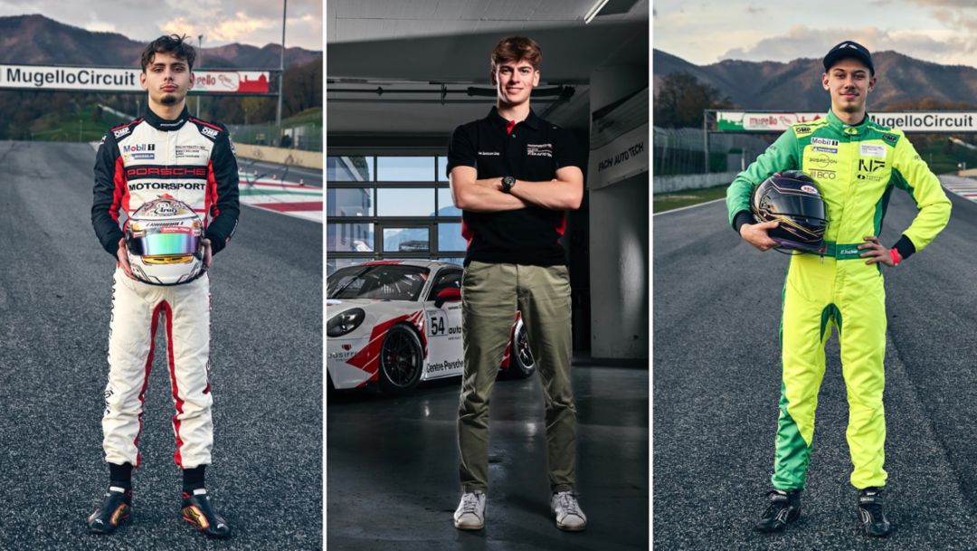 Porsche Sports Cup Suisse fördert drei junge Fahrertalente