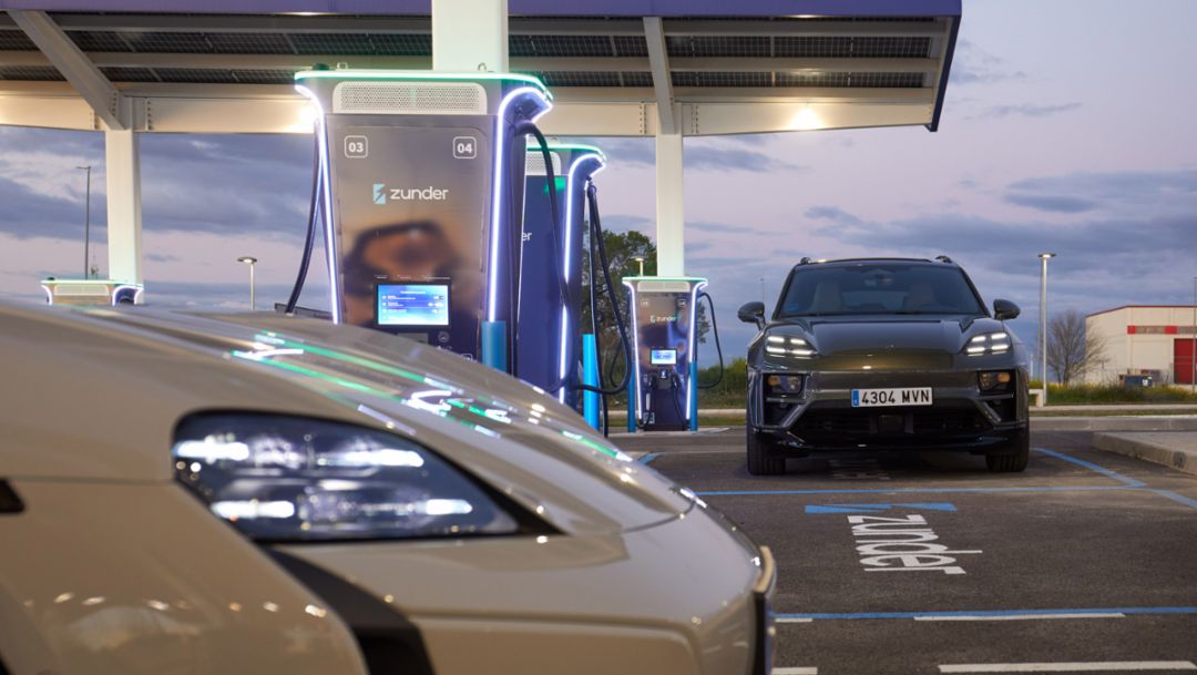 Estación de Porsche y Zunder en Daimiel, 2025, Porsche Ibérica