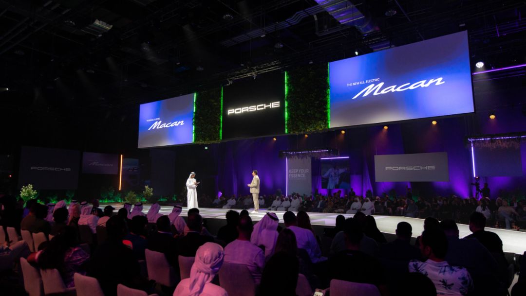 Porsche Centre Abu Dhabi and Al Ain unveils an electrifying line-up of new Macan and Taycan