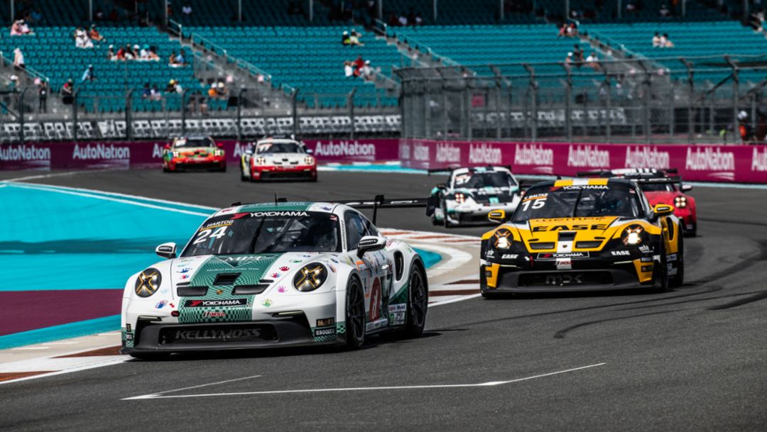 El talento de América Latina se hizo presente en el segundo fin de semana del Porsche Carrera Cup North America 2024