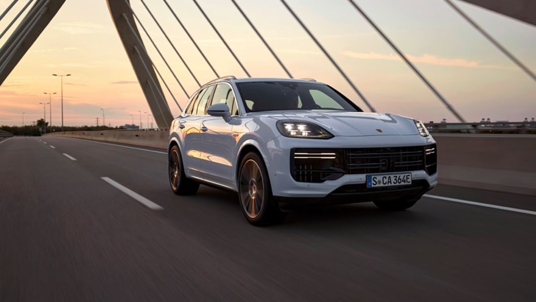 The 2024 Porsche Cayenne Turbo E-Hybrid SUV and Coupe