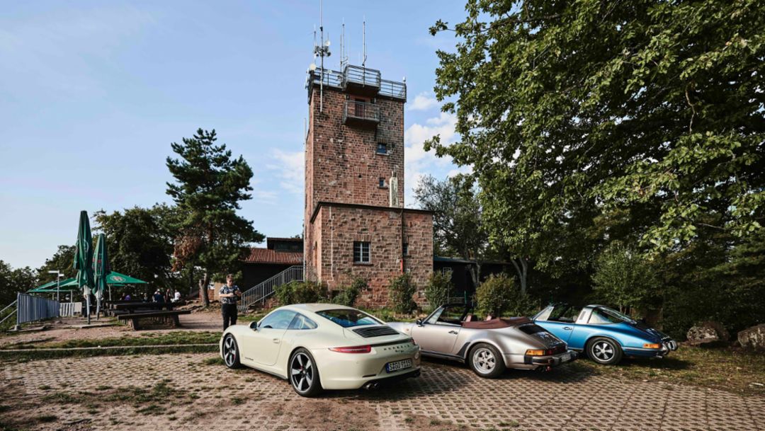 Porsche Heritage Experience durch die Pfalz
