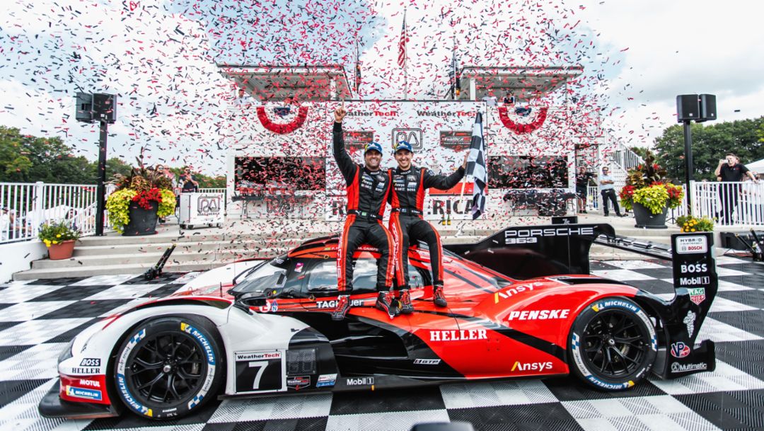 IMSA：保时捷 963 从头名发车并在 Road America 拿下全场第一