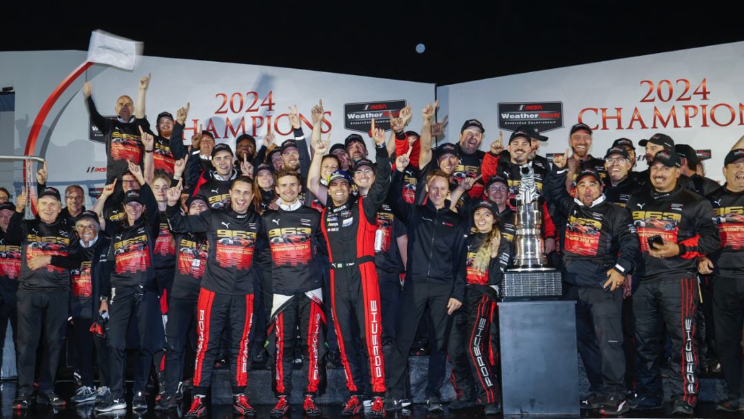 Nine titles for Porsche in the 2024 IMSA Championship
