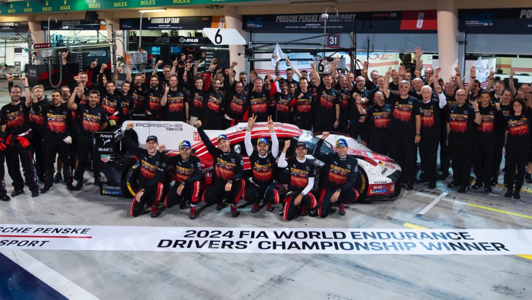 Porsche factory drivers win the FIA World Endurance Championship