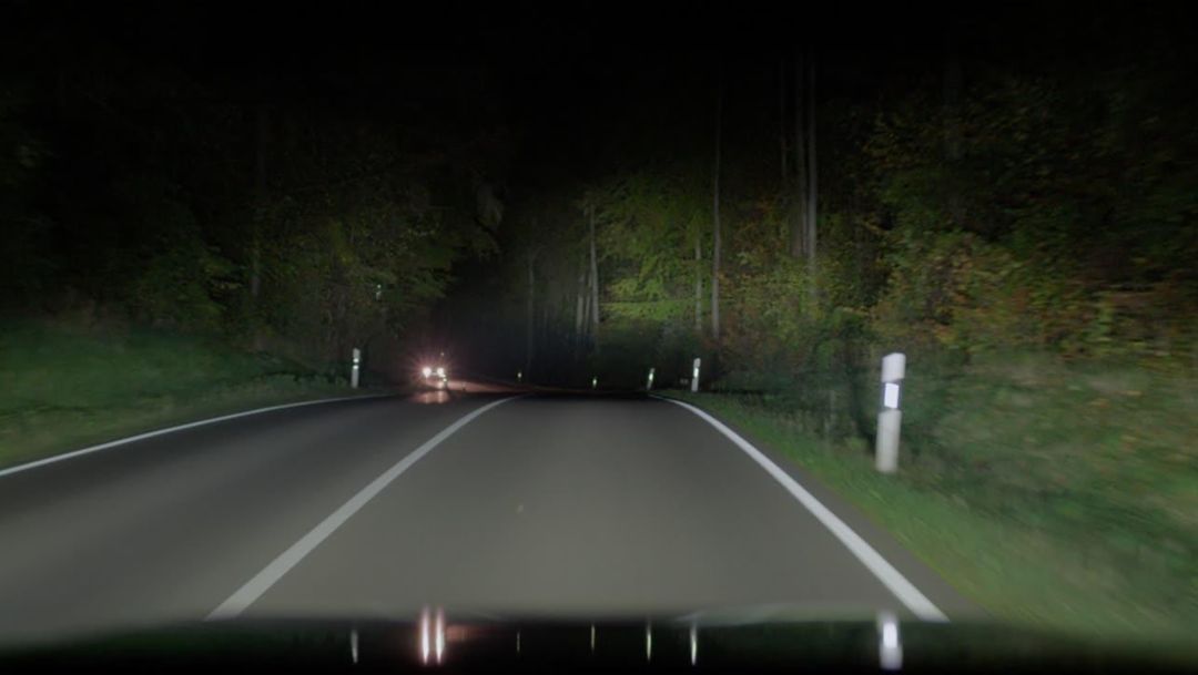 HD-Matrix: blendfreies Fernlicht - entgegenkommender Verkehr - 2