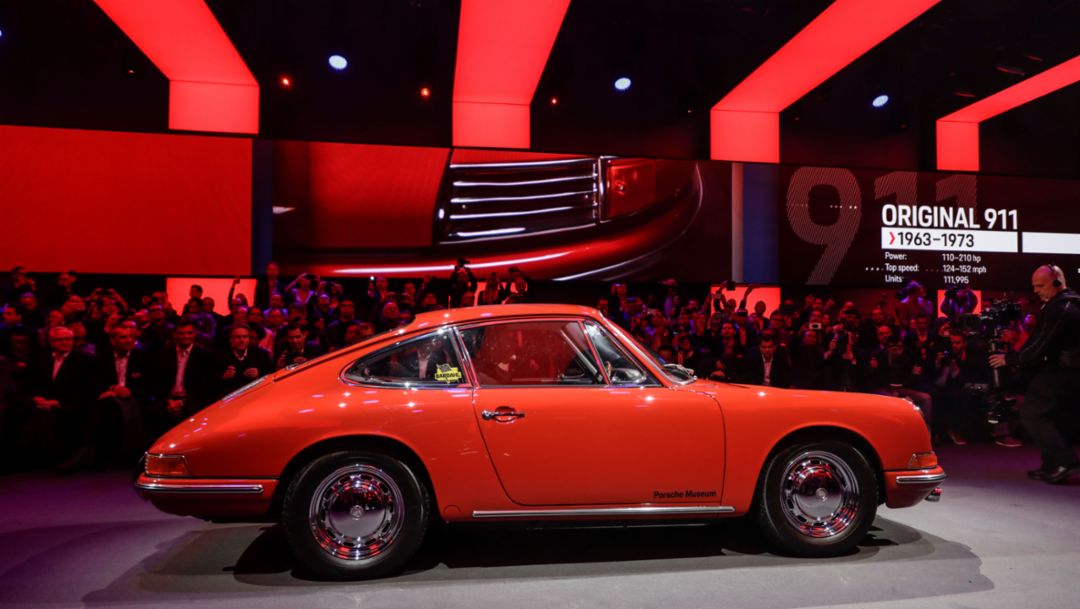 911 (original 911), world premiere Porsche 911, Los Angeles, 2018, Porsche AG
