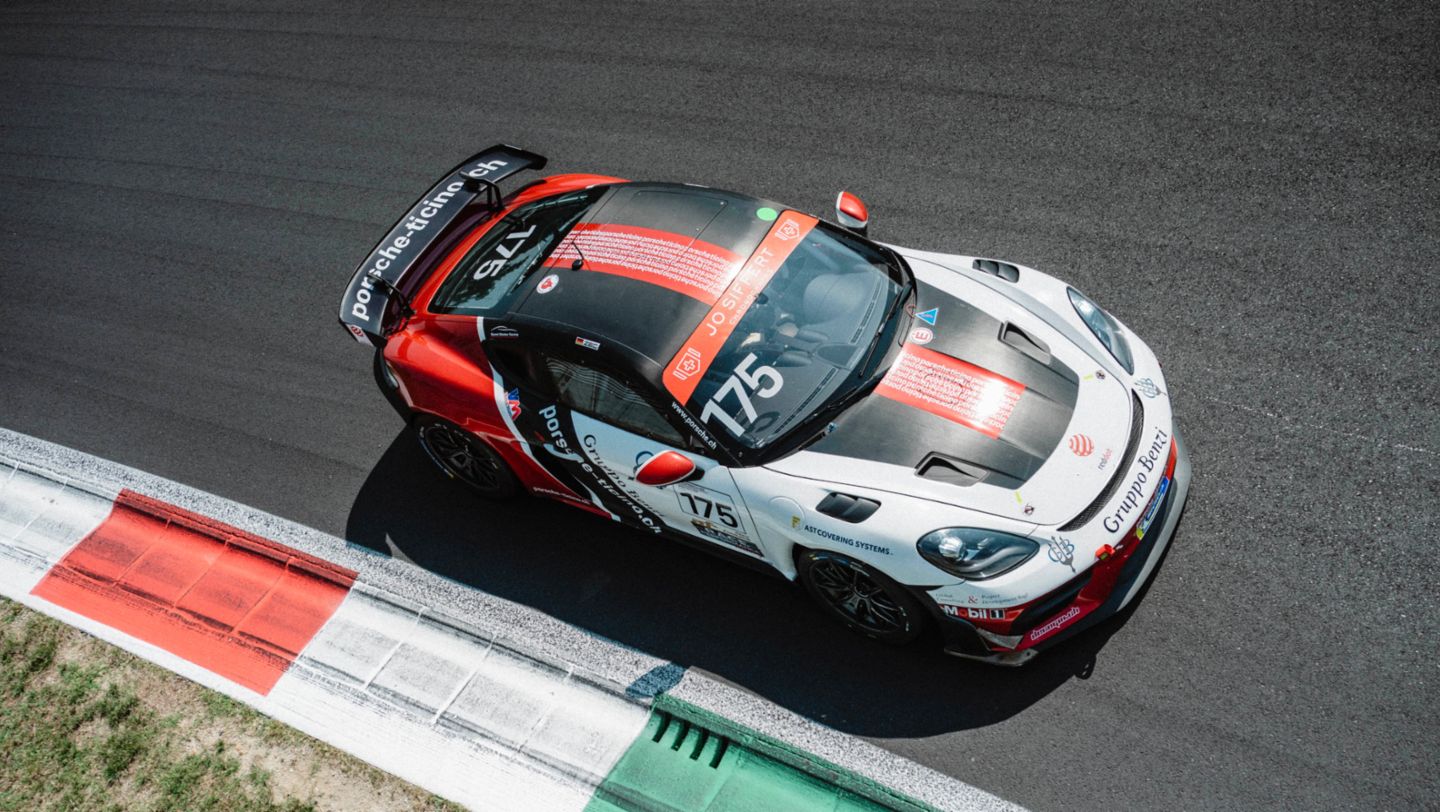 Jova Zec, Porsche Sprint Challenge Suisse: GT4 Clubsport: Monza, 2025, Porsche AG