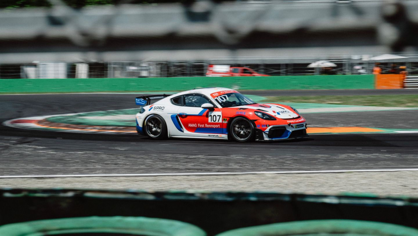 Elia Pappacena, Porsche Sprint Challenge Suisse: GT4 Clubsport: Monza, 2025, Porsche AG